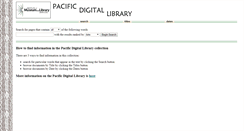 Desktop Screenshot of pacificdigitallibrary.org